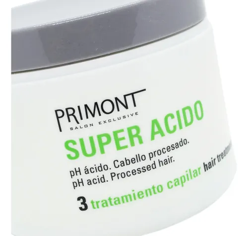 Primont Máscara Capilar Súper Ácido Pelo Teñido X 500g