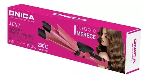 Planchita Y Buclera 2 En 1 Rizador/plancha Pelo Ceramica