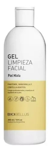 Gel Limpieza Facial Piel Mixta Vegan 300ml Biobellus