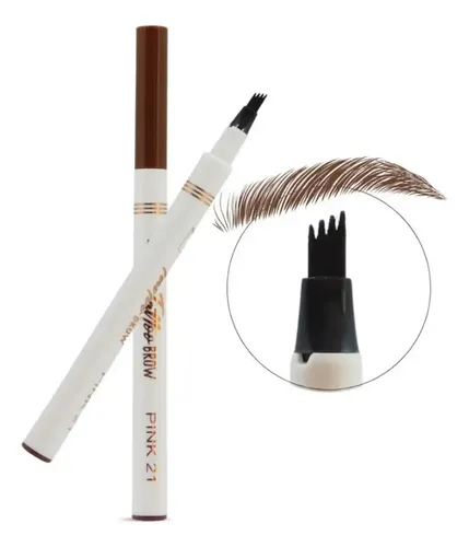 Delineador Para Cejas Micropigmentado – Tatto Brow – Pink 21 Color Marrón Claro 01