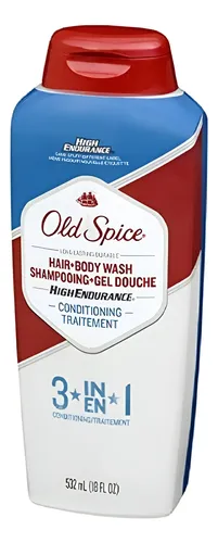 Gel De Ducha Old Spice High Redurance Para Cabello Y Cuerpo,