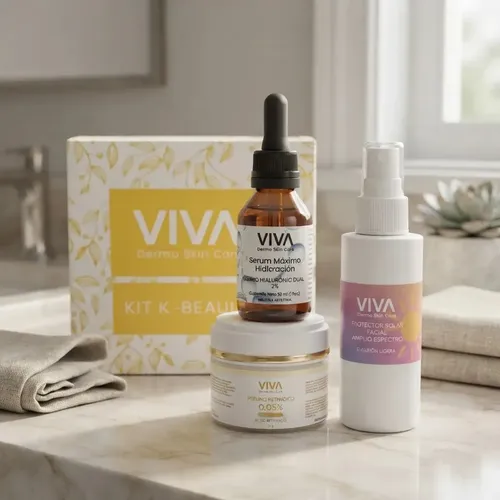 Kit Rutina Facial K -beauty (retinóico+hialurónico+fps)