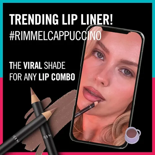 Lápiz De Contorno De Labios Rimmel Lasting Finish 8hr Vino