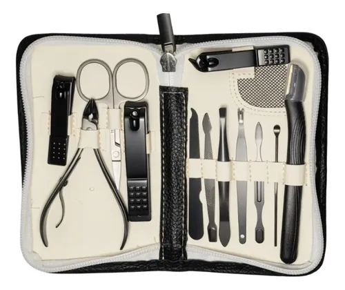 Set Manicura Pedicura Belleza Facial Multifuncional 12 Pieza