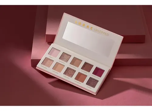 Paleta De Sombras Lorac Unzipped Mate Y Glitter 10 Tonos