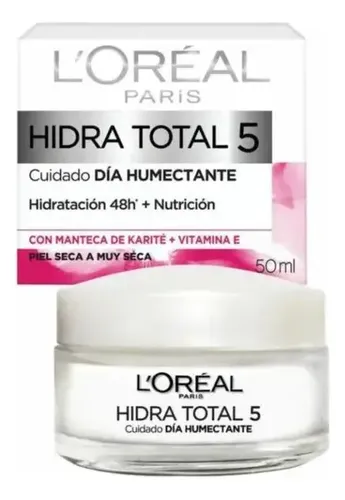 Crema Humectante Día Hidra Total 5 Loreal, 50ml