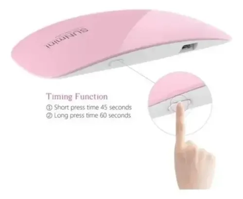 Cabina De Uñas 6w Lampara Luz Led Secador Uv Manos Esculpida