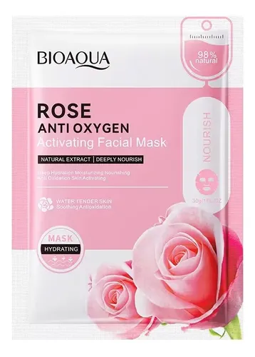 Pack De 5 Mascarillas Faciales Bioaqua De Tela Tipo de piel Mixta