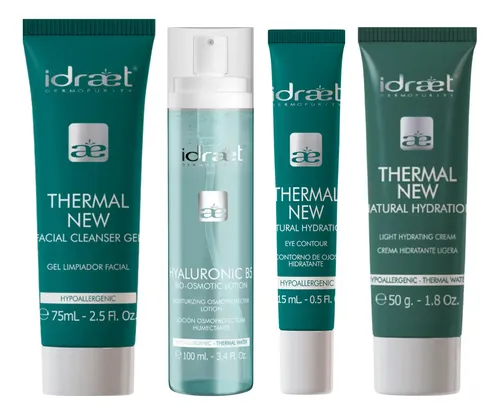 Rutina Completa Skincare Piel Grasa Hidratacion +20 Idraet