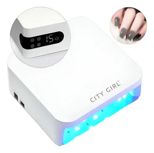 Cabina UV LED City Girl H10 Profesional Inalámbrica para Uñas de 72W