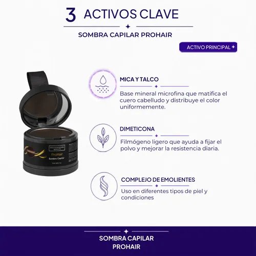 Sombra Capilar Prohair – Calidad Premium – Máxima Duración