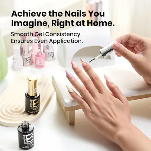 Set Gel Beetles Base Y Top Coat 2p 15ml