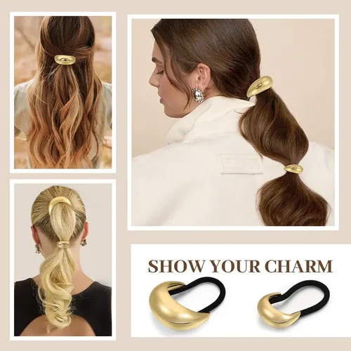 3 Cintas Para El Pelo De Metal Dorado Para Brazaletes Y Acce