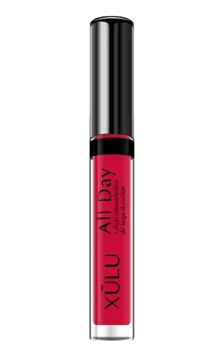 Labial Líquido Xúlu Cosméticos All Day Rojo Mate Larga Duración