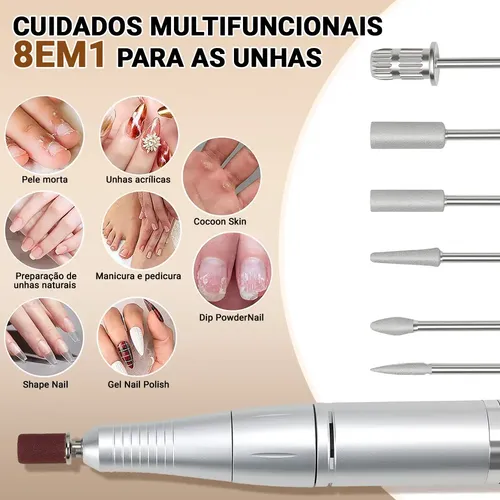 Lijadora Eléctrica Portátil Con Motor De Taladro De Uñas