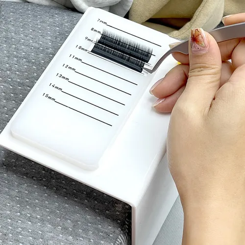 Organizador De Estantes Lash Pillow, Vitrina De Plástico Par