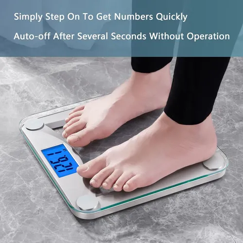 Báscula De Baño Digital, 400 Lb/182 Kg, Pantalla Lcd Retroil