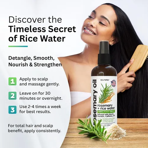 Spray De Crecimiento Capilar Rosemary Rice Water Con
