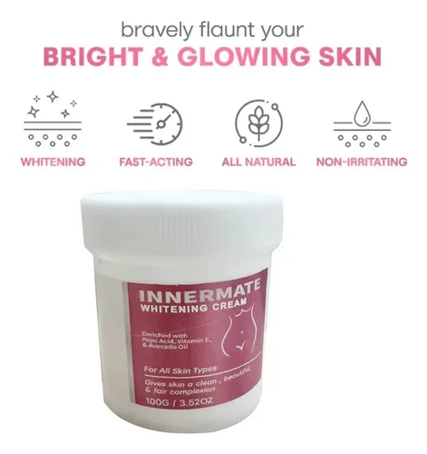 Crema Blanqueadora Reparadora Codos Pies Hidratante 100g