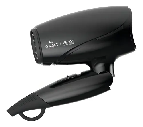 Gama Secador De Pelo Eolic Helios Mango Plegable Color Negro