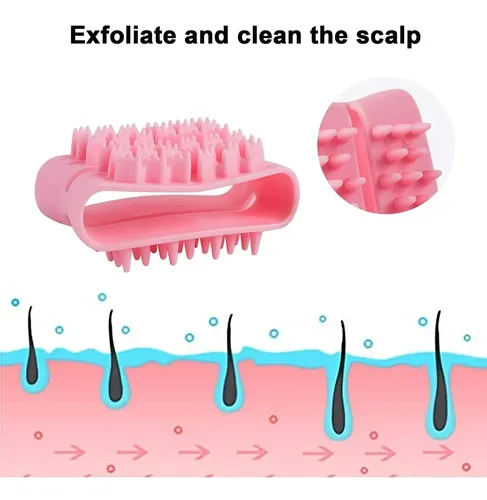 Cepillo Masajeador Para Cabello Cuerpo Doble Ambas Caras
