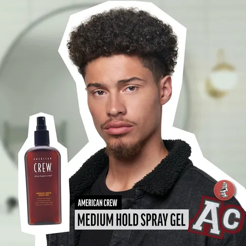 Gel En Aerosol American Crew Medium Hold, Para Peinar El Cab