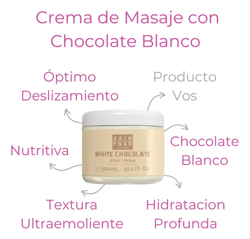 Crema Hidratante Corporal Chocolate Blanco Exfoliante Idraet