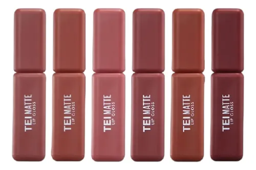 Labial Liquido Acabado Mate Larga Duración Tei Cosmetica