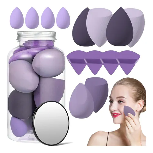 Esponja De Maquillaje Multifuncional 3 En 1, Esponja