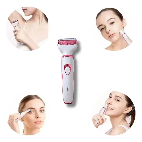 Depiladora Afeitadora Mujer 4 En 1 Facial Corporal Sin Dolor