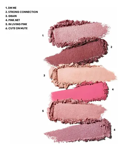 Connect In Colour Eye Shadow Palette 6.25g Sombra Rose Lens