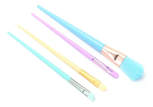 Set Brochas Maquillaje Colores Pastel Skora Beauty X4