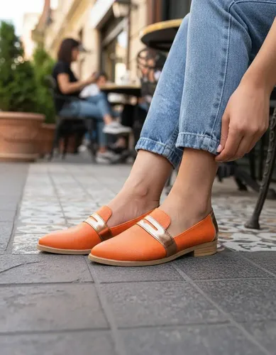Zapato Mocasin Bajo Ioris Con Vincha Y Talonera Combinada