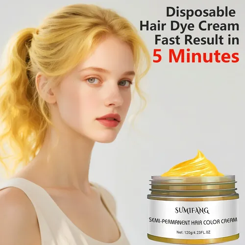 Tinte Amarillo Semi Permanente – Suave Y Duradero 100ml
