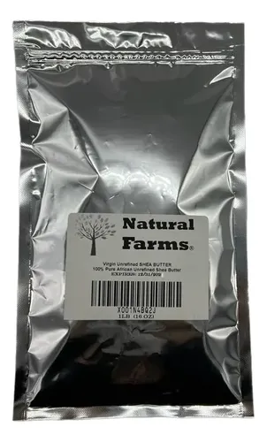 Manteca De Karité Natural Farms 454 G 100% Africana Sin Refi