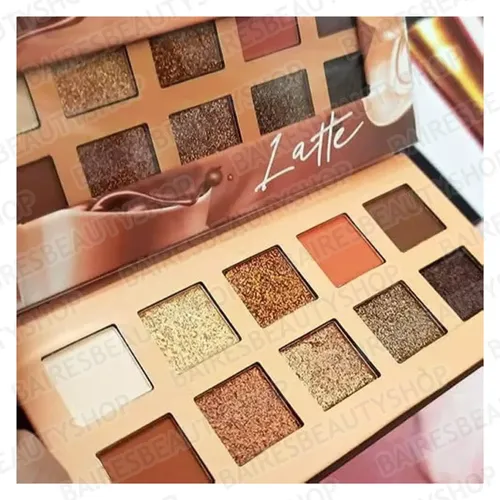 Paleta De Sombras Latte Tonos Nude Maquillaje Ruby Rose
