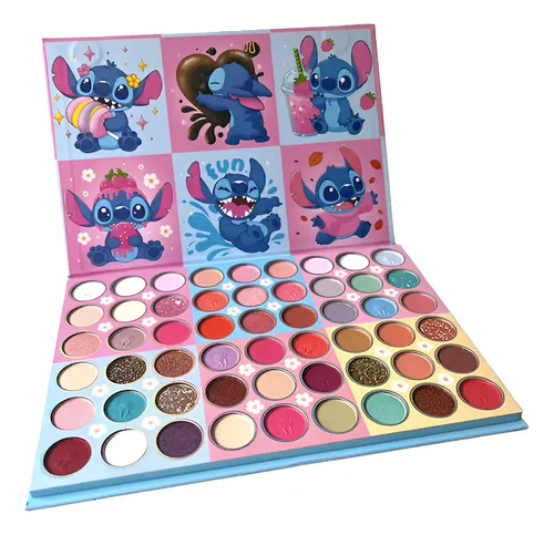 Paleta De Sombras Stitch Infantil 54 Colores Ideal Regalo