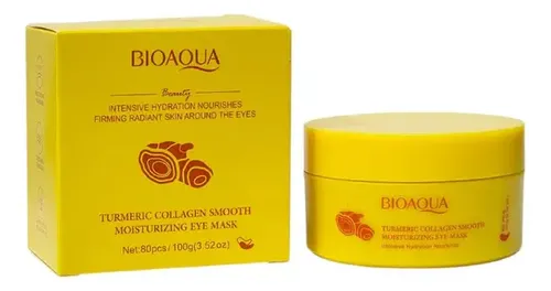 Parches Bioaqua Hidrogel Para Ojos Ojeras Curcuma
