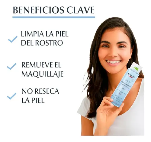 Eucerin Dermatoclean Loción Micelar Limpiadora 3 En 1 X400ml