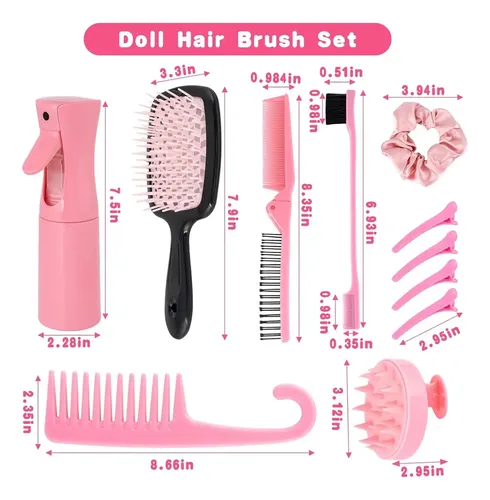 Botella De Aerosol Hair Peine Set