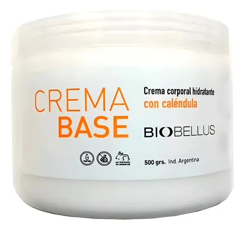 Crema Base Para Masajes Biobellus Corporal X 500grs Pote Tipos de piel Todas