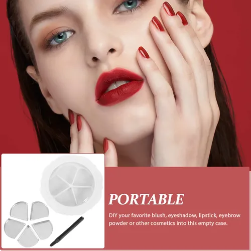 .caja De Lápices Labiales Vacía En Caja De Sombras De Ojos,