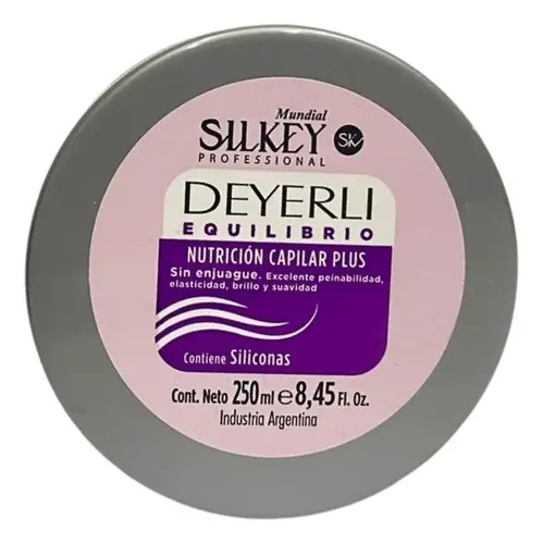 Crema Para Peinar Silkey Deyerli Nutrición Capilar 250ml