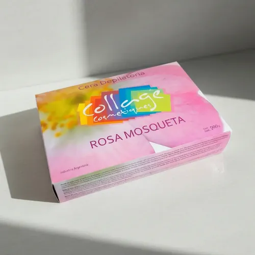 Cera Depilatoria Profesional Rosa Mosqueta 900gr Collage X3