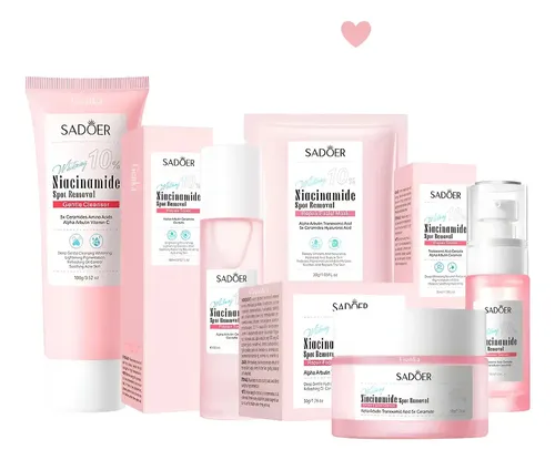 Kit Skincare Piel Normal Acné Grasa Blanq Niacinamida Sadoer