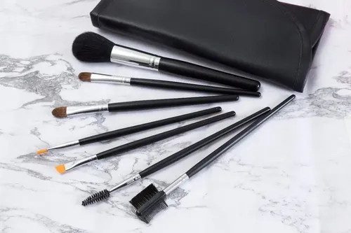 Set De Brochas Y Pinceles De Maquillaje Estuche Imán P4850