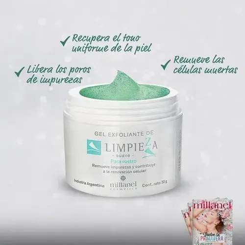 Gel Exfoliante Facial Remueve Impurezas Renovación Celular