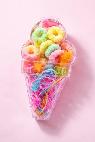 Set De Colitas Y Broches Para El Pelo- Infantil-souvenir.