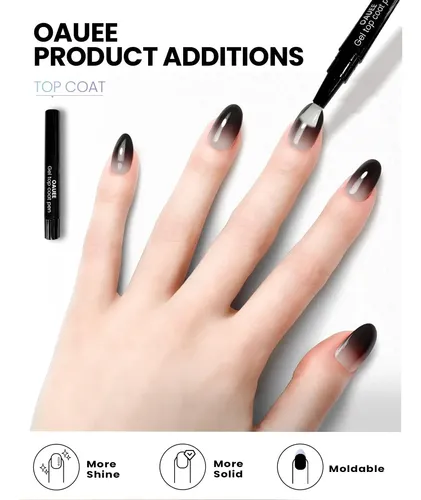 Conjunto De Tiras De Gel Semiseco Oauee Con Capa Superior Uv