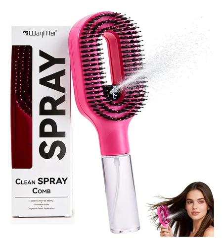 Cepillo Desenredante Con Spray De Agua Wwmovarift